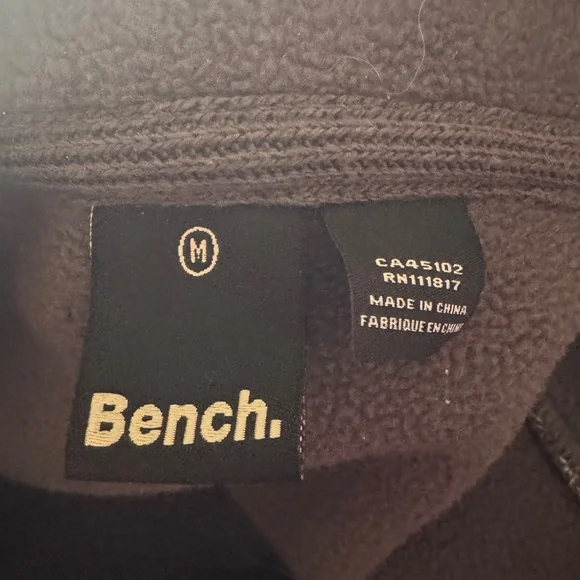 Bench Charcoal Patterned Zip-Up Jacket - Picture 12 of 12